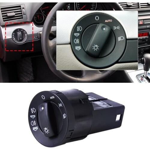 DWCX Car Front AUTO Function Headlight Foglights Switch Control 8E0941531D for Audi A4 B6 B7 2002-2004 2005 2006 2007 2008