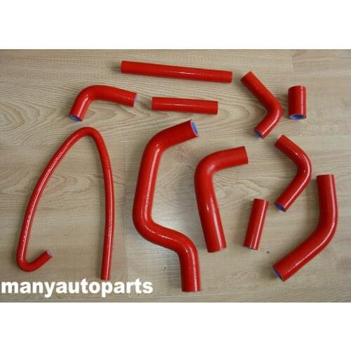 Silicone radiator hose fit for DUCATI MONSTER S4 2001-2002 / S4R 2003-2008 RED