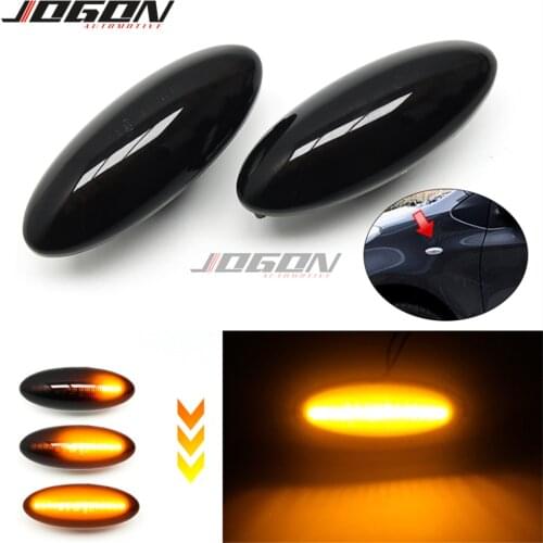 For Toyota Yaris Vitz XP90 RAV4 XA30 MK3 Auris E150 Corolla LED Dynamic Turn Signal Side Marker Fender Sequential Blinker Light