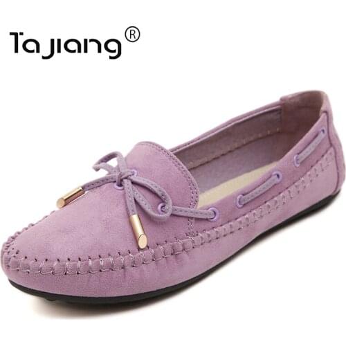 Ta Jiang fashion New soft and comfortable spring and autumn peas shoes, bow knots, metal decoration flat shoes, beach shoes T008