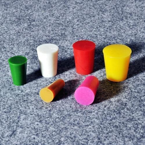 20mm ~ 50mm High Temperature Heat Resistant Silicone Rubber Plugs(Color Random): Powder coating painting masking, thread protect