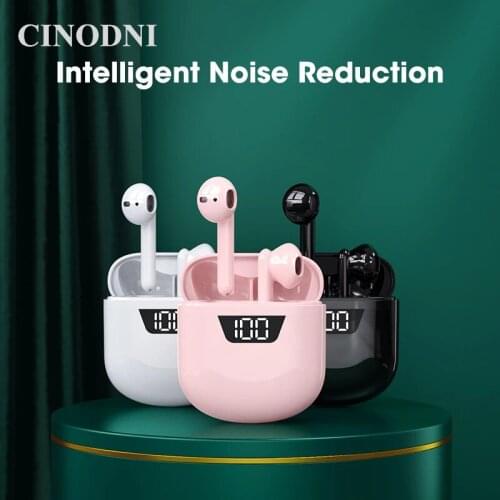 LED Digital display TWS Bluetooth 5.0 Earphones Wireless Headphone 9D Stereo Sports Waterproof Earbuds Headsets J55