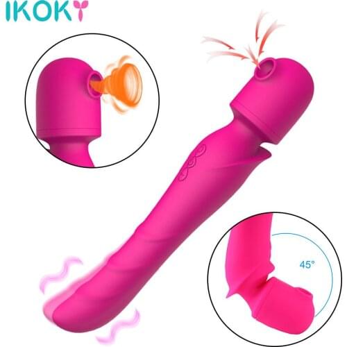 10 Speeds Sex Toys G spot Female Sex Products Av Wand Massager for Women Clitoral Stimulator Sucking Vibrator