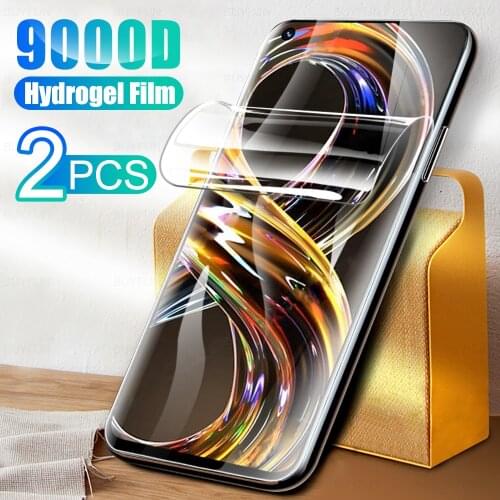 2Pcs HD Full Cover Soft Hydrogel Film For Realme 8i Screen Protection For Realmy Realmi Realme8i 6.59 inch Protector Not Glass