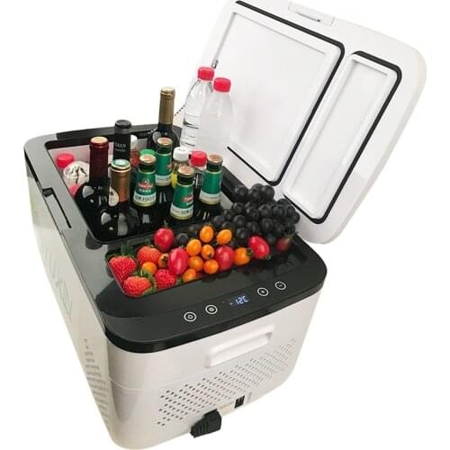 Auto 20L Fridge Compressor Quick Refrigeration Home Picnic Iceboxportable 24V 12V 220V Car Refrigerator Freezer