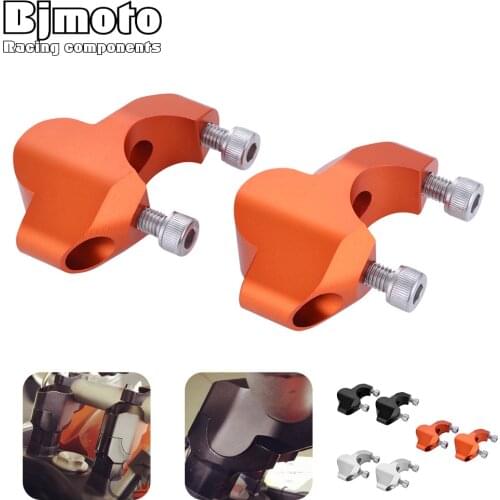 BJMOTO CNC Aluminum Motorcycle Drag Handle Bar Clamps Handlebar Riser For 1050 1090 1190 1290 ADV/GT