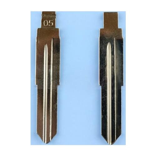 NO.05 Side Groove Uncut Flip Remote Car Key Blade For Toyota PREVIA Wish Great Wall For Chevrolet Spark