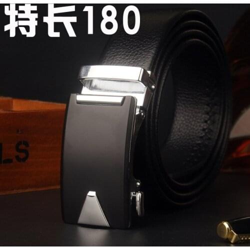 Mens Automatic Buckle Belt Large Size Belt Fat Extra Long Belt Mens Generation Hair Pinduoduo Hot Sale