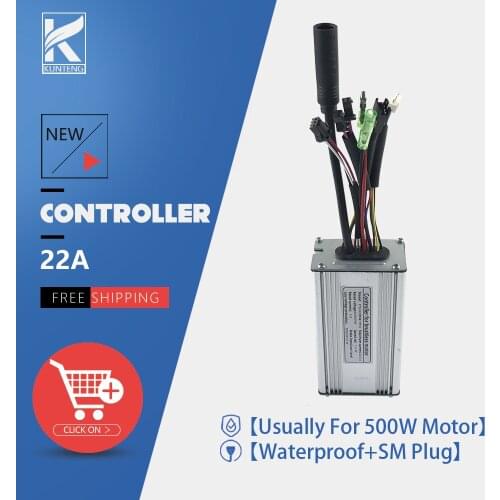 Electric bicycle Controller 36V48V 500W 9 Mosfets 22A KT Controller With Light Function For brushless Electric Bicycle Wheel Kit