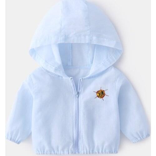 HOT! new summer kids Sunscreen clothes boys girl cool coat Comfortable Ultrathin rash guards baby Toddler tops children clothing