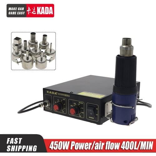 KADA 8205 hot air desoldering station rotating wind heat gun mobile phone repair tool thermostat adjustable hot air gun