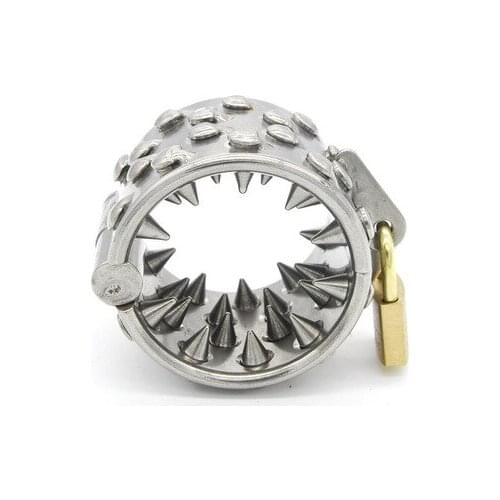 Chaste Bird Stainless Steel 4 RowsTeeth Penis Rings,Cock Ring Pendant Scrotum Testicle ,Chastity Belt,Sex Toy,Adult Games,A090