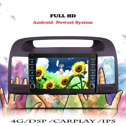 Multimedia Player For Toyota Camry 5 XV 30 2001 2002 2003 2004 2005 2006 Android Auto Car Radio Navigation GPS DVD Tape Recorder