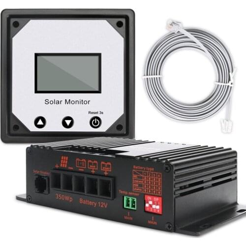 OLYS 20A 12V APP MPPT Solar Charge Controller Intelligent Solar Battery Charging Regulators for RV Boat Car PV Solar Panel Kit