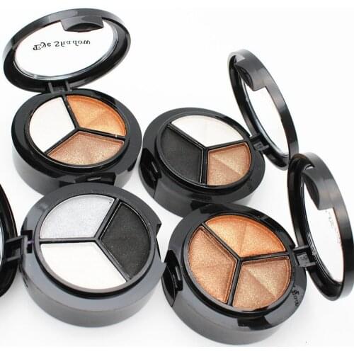 New 3 Colors Waterproof Eyeshadow Palette Makeup Cosmetics Set Matte Glitter Eye Shadow Professional Make Up Palette Shimmer