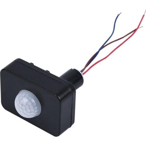 GTBL PIR Motion Sensor Switch Adjustable Mini Human Body Infrared Sensor for Outdoor Garden Home Workplace AC90-240V