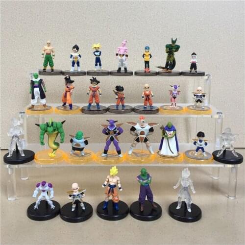 Dragon Ball Z Full Color R Frieza and Son Goku Kuririn Bulma Vegeta IV Cell Ginyu Force Trunks Action Figure Model Toys Ornament