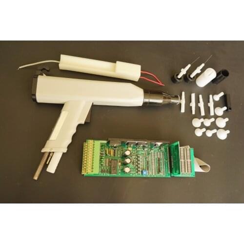 Whole set manual powder coating machine system with electrostatic spray gun for KCI