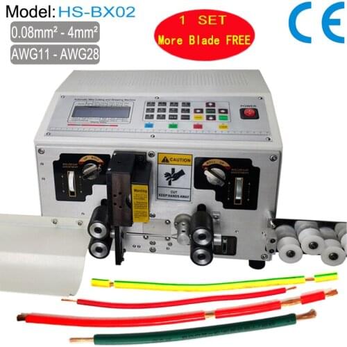 Factory Directly Sale Electric Cable Stripper Wire Stripping Machine Cut and Strip from 0.08 till to 4mm2