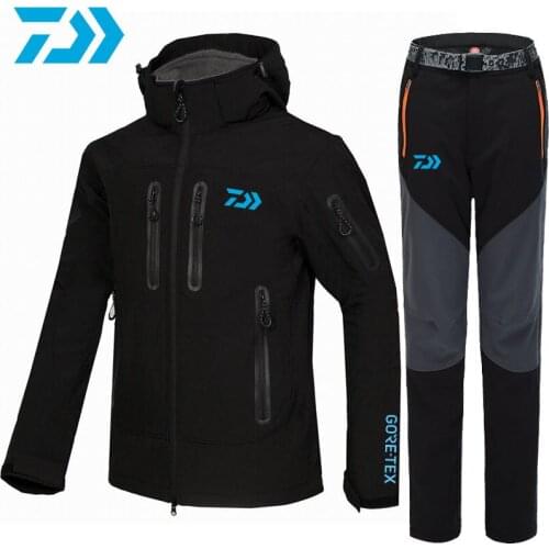 Daiwa Fishing Suit Fishing Clothes Waterproof Fishing Pant Breathable Fishing Clothing Keep Warm Fishing Wear Men Fishing Jacket