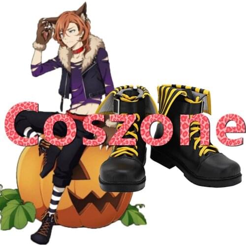 Stray Dogs Nakahara Chuuya Cosplay Shoes Boots Halloween Carnival Cosplay Costume Accessories
