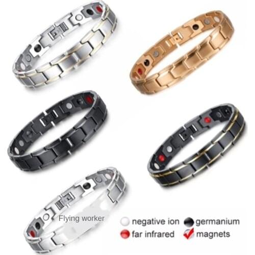 Removable Magnetic Bracelet For Women Men lovers Bracelet keep Health Sleep aid Body building Hand Woven jewelry Accessories