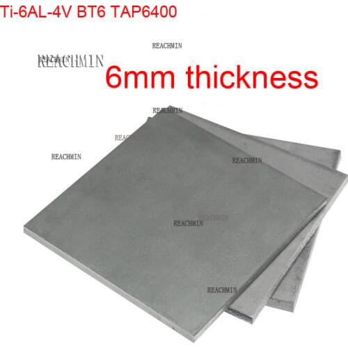 6mm thickness Grade 5 gr5 titanium Ti-6AL-4V plate titanium alloy sheet BT6 TAP6400 Special for ultrasonic medical treatment