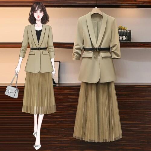 Женские деловые юбочные костюмы TSDFC China At AliExpress