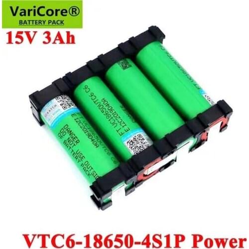 VariCore 18650 VTC6 4S1P 14.4/14.8v 3000mAh 20 amps 15V 16.8V for Screwdriver batteries weld battery pack