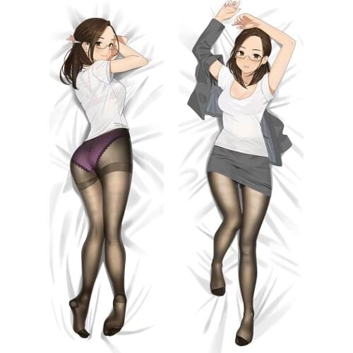 Japanese Coscase Anime Miru Tights Okuzumi Yuiko Dakimakura Decorative Throw Pillow Cover Hugging Body Pillowcase