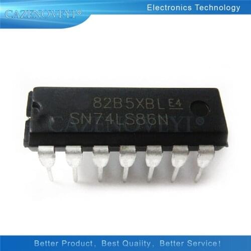 10pcs/lot HD74LS86P DIP14 HD74LS86 DIP SN74LS86N DIP-14 74LS86 SN74LS86AN new and original IC In Stock