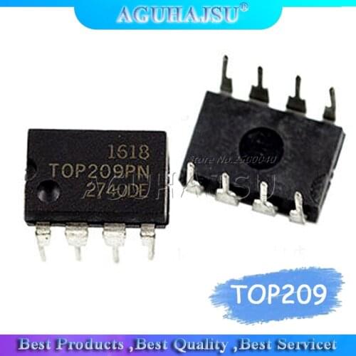 10pcs TOP209P TOP209PN TOP209 LCD management chip DIP8 soared 1PCS/LOT Brand new authentic spot, can be purchased directly