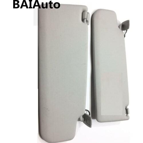 2PCS White Color 1K0 857 551 B Windshield Extend Sun Visor RearView Mirror For Passat B7 Jetta CC Golf Passat CC 1K0857552N3H8