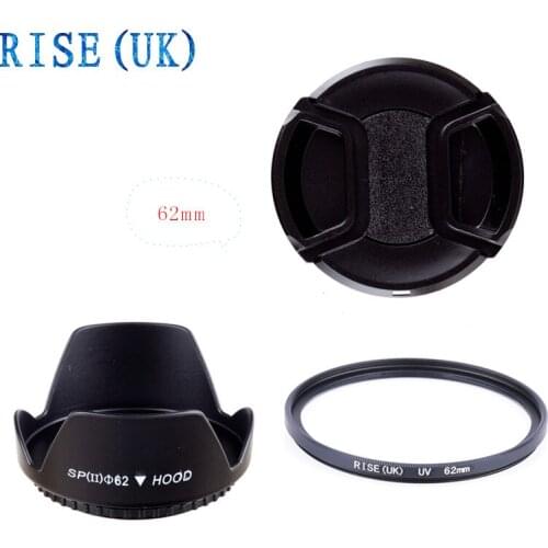 58mm UV Filter+Front Lens Cap+Flower Lens Hood For Nikon D5600 D5500 D5300 D7500 D3400 D3300 D750 D5 and Nikon AF-P 18-55mm lens