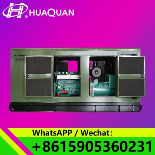 Fuel less efficient 375kva 300kw diesel generator silent type