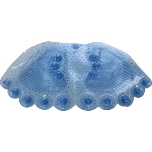 58*32cm Big Large New Style Bath Pad Silicone Suction Cup Bathroom Shower Accessories Non-slip Feet Foot Massage Relaxing Tool
