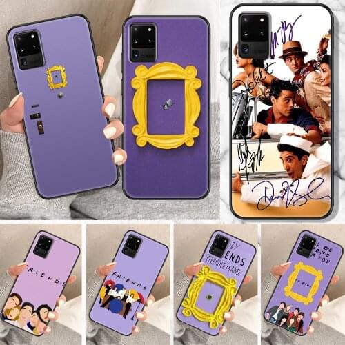 Tv Perk Coffee Friends Phone case For Samsung Galaxy Note 4 8 9 10 20 S8 S9 S10 S10E S20 Plus UITRA Ultra black soft hoesjes