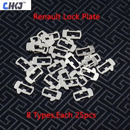CHKJ 200pcs/lot Lock Reed Lock Plate For Renault Inside Milling Locking Plate Auto Lock Repair Accessories Kits Free Shipping