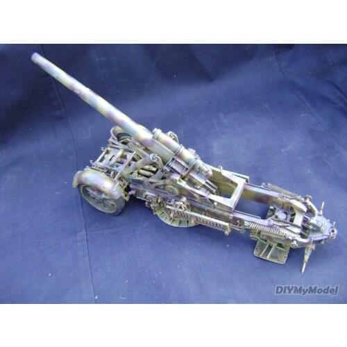 DIYMyModeI German 210mm morser 18 heavy howitzer DIY Handcraft Paper Model KIT Handmade Toy Puzzles Gift Movie prop
