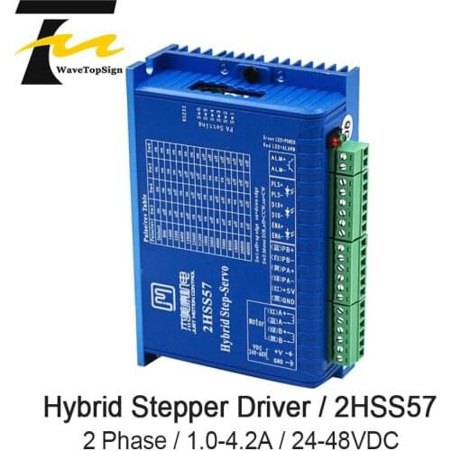 JMC Hybrid Step-Servo Motor Driver 2HSS57 Input Voltage DC24-48V Current 1.0-4.2A Match with 57 Series Hybrid Motor