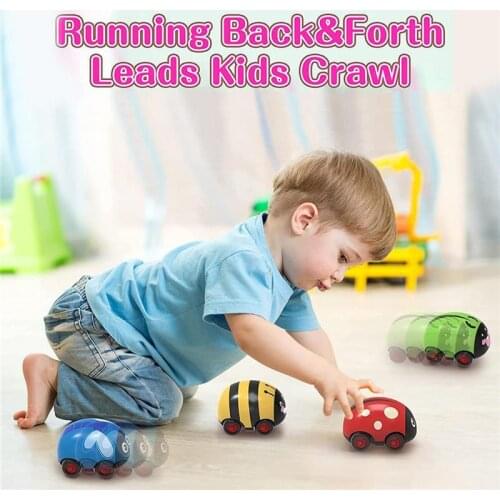 Two-way Inertial Pulls Back Cars Insect Design Friction Powered Cars Toy car products Pulls back toy car for Children Aged 1-3
