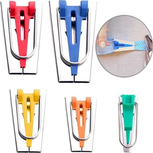 JOJO BOWS 4/5pcs 6/12/18/25mm Sewing Tool Accessory Bias Tape Maker Bias Binding Tools For Sewing Quilting Fabric Binding Maker