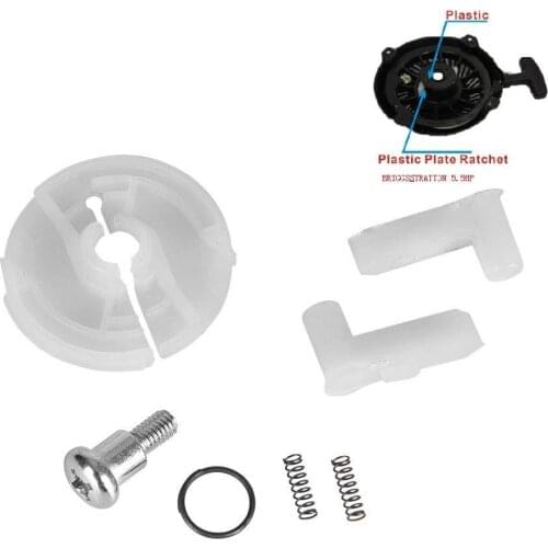 RECOIL STARTER PAWL KIT FOR BRIGGS & STRATTON 5.0HP 6HP FRICTION PLATE PAWLS SCREW SPRING RING RETAINER 281503 692299 492333