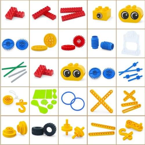 Large-particle Children DIY Building Blocks Toys Mechanical Engineering Technology Assembling Building Blocks Educational Toys