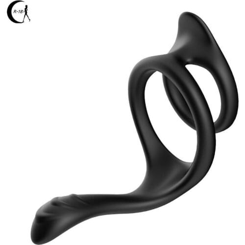 Male Silicone Penis Rings Cock Ring Lock Delay Ejaculation Sex Toys For Men Adult Couples Cockring Anel Peniano Sexshop