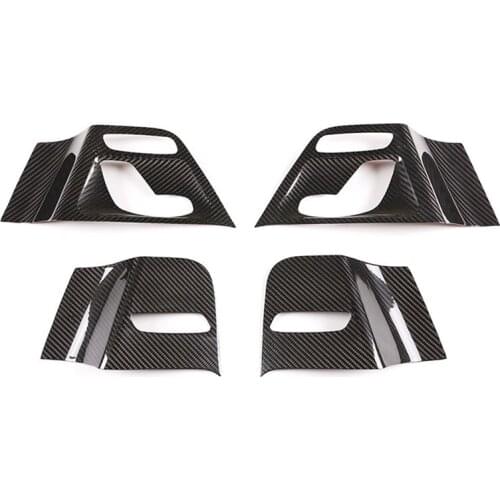 Car Real Carbon Front Seat Switch Adjustment Panel Sticker for Mercedes Benz G Class W463 2019-2020