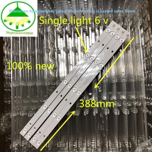 30 PCS 100%NEW good quality LCD TV backlight bar FOR 400S8606X8-A0035 E34036 40S-4-10 1.00.1.388015S01R V1 94V-O DY-01