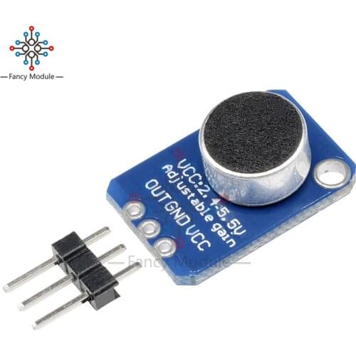 New Electret Microphone Amplifier MAX4466 Adjustable Gain Breakout Board For Arduino MAX4466 Diy Kit Electronic PCB Board Module