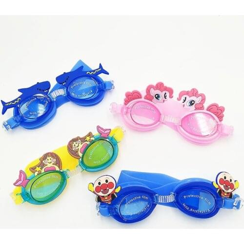 Mermaid Glasses Cartoon Animal Swim Goggles Children Gift Water Sports Anti Fog UV Waterproof Decor Silicone Glasses Boy Girl