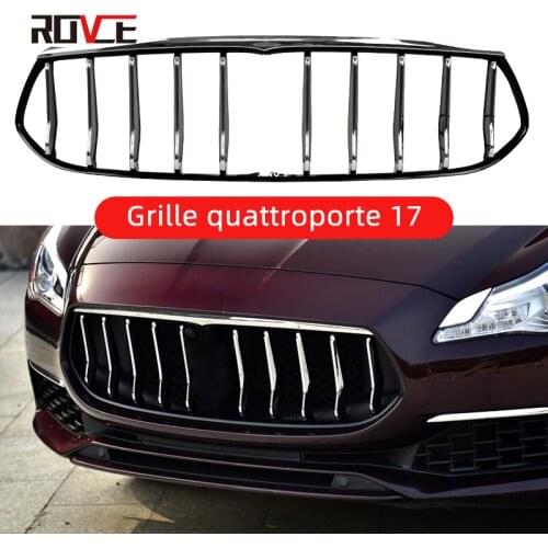Suitable for Chrome Plating Hood Grill for Maserati Quattroporte 2017, front bumper Grille
